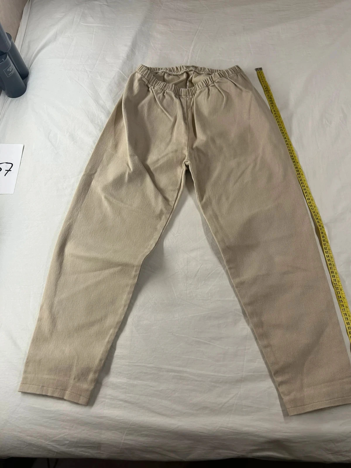 Pantalon beige crème taille haute jordache
